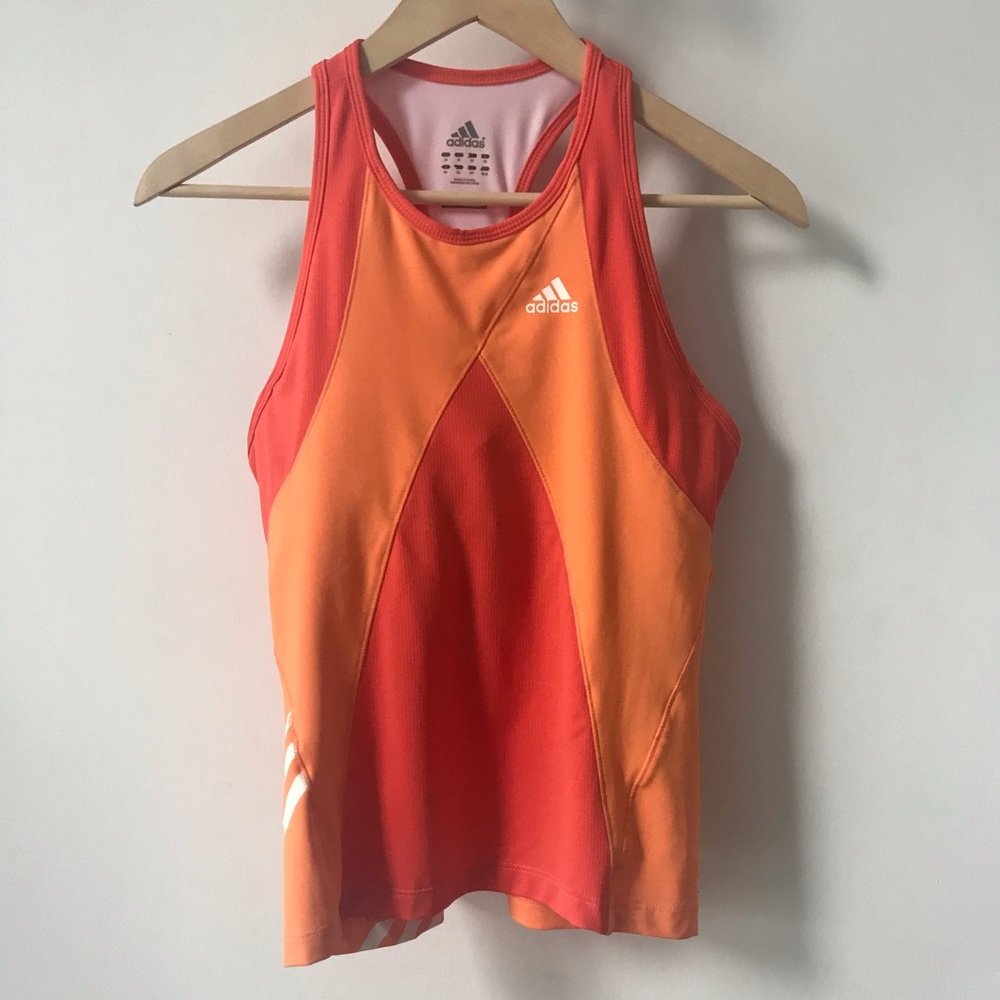 NWT Adidas Climacool Orange Top Size M
